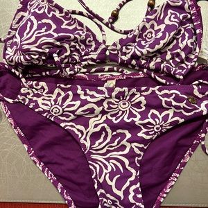American Eagle Swim Suit Sz L Top Sz M Bottoms
